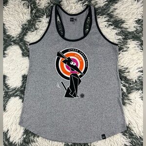New Era X AKC Women's Gray Up Dog Challenge Tank Top Size Large